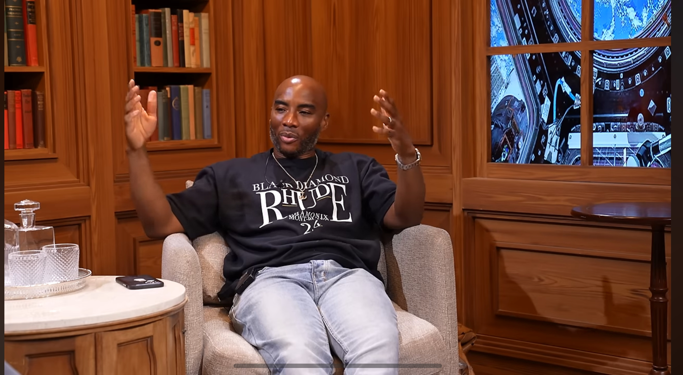 THE BRILLIANT IDOTS Podcast Studio with Andrew Schulz and Charlamagne tha God for YouTube